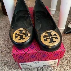 Tory Burch Logo Ballet Flats